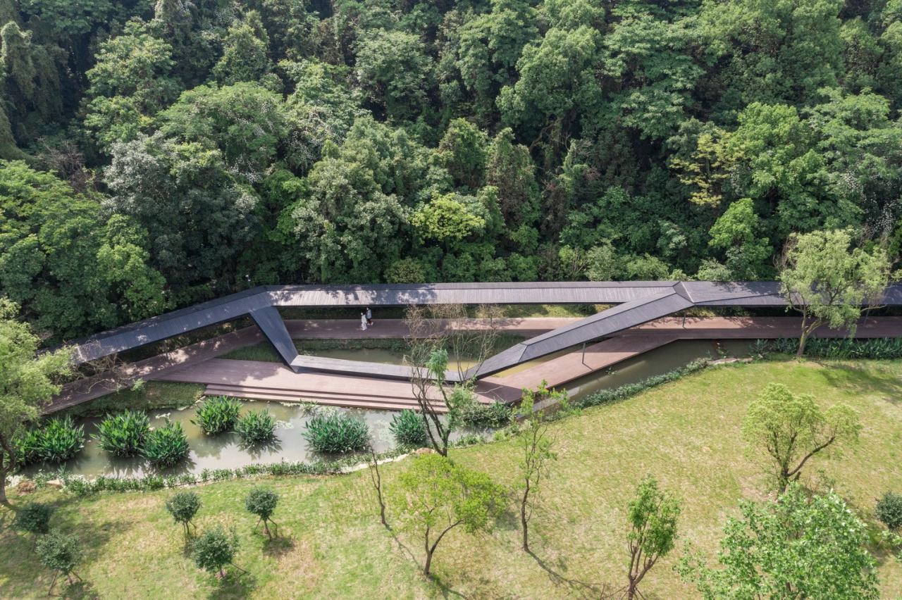 BIM建筑|溪上飞檐：浙江音乐学院校园微更新 / 朱培栋-line+建筑事务所、gad