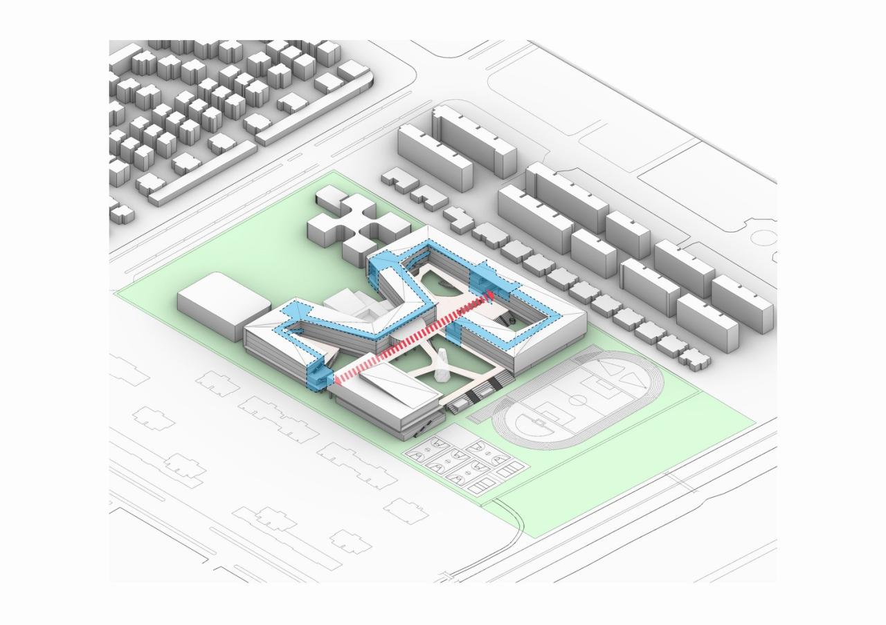 BIM建筑|四时书院·宿迁宿豫区实验小学重建 / 简和建筑