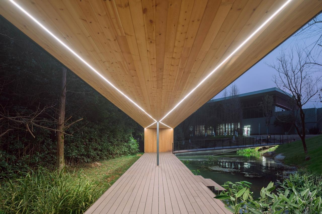 BIM建筑|溪上飞檐：浙江音乐学院校园微更新 / 朱培栋-line+建筑事务所、gad