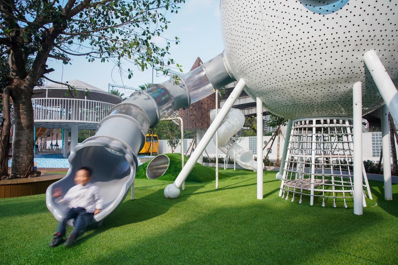 BIM建筑|海口山高幼儿园：一座位于高铁站下的幼儿园,如何征服小朋友 / DIKA新作