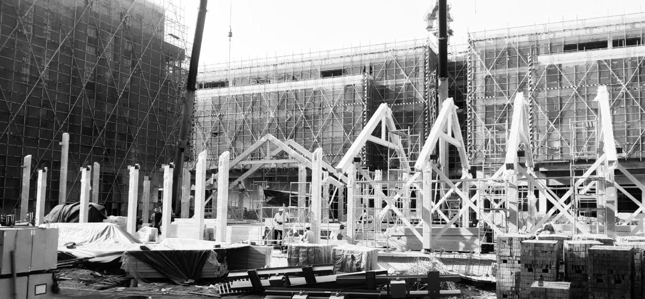 BIM建筑|谦逊朴实，但精工细琢的“暖建筑”：大地国际生命科学园咖啡厅 / 隽执科技