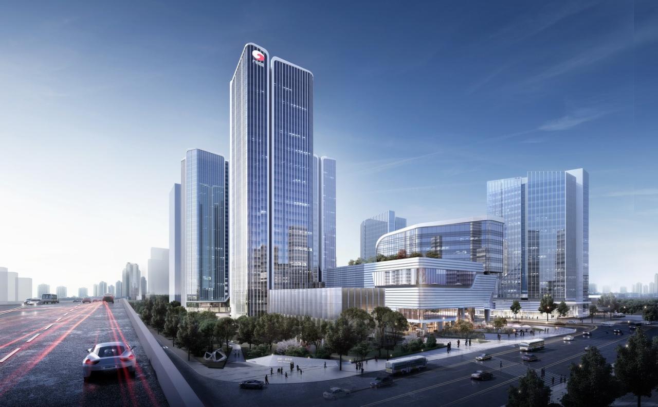 BIM建筑|风正扬帆起 凌江尤可期：广州･广物鱼珠产城综合体 / UA尤安设计