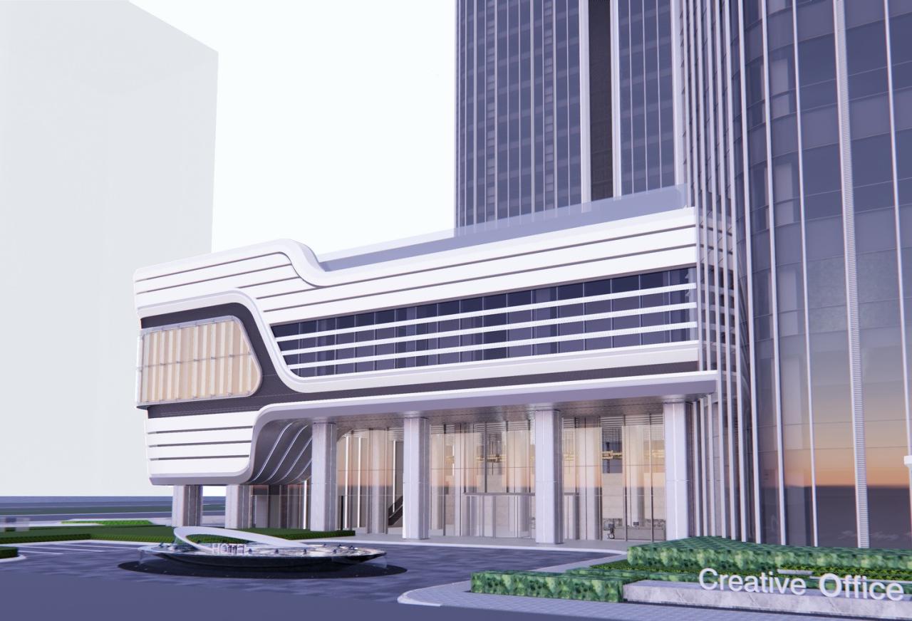 BIM建筑|风正扬帆起 凌江尤可期：广州･广物鱼珠产城综合体 / UA尤安设计