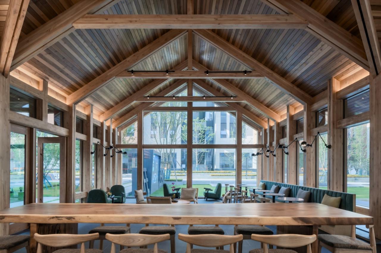 BIM建筑|谦逊朴实，但精工细琢的“暖建筑”：大地国际生命科学园咖啡厅 / 隽执科技