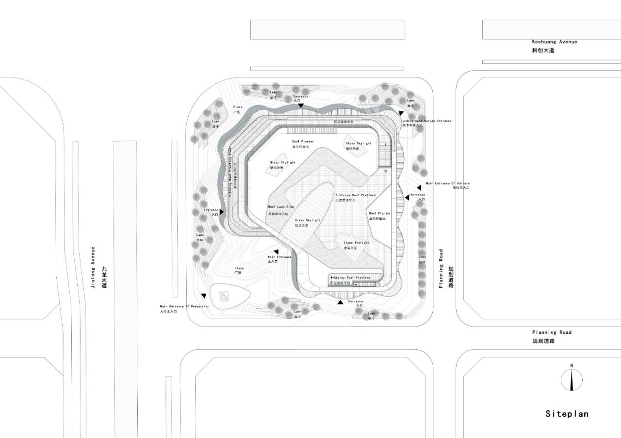 BIM建筑|虚拟之筑的有机新生：南昌VR科创城VR展示中心 / UA尤安设计