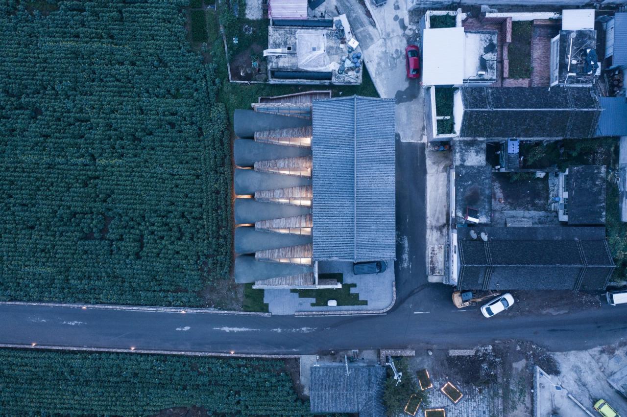 BIM建筑|田岗知行村：乡村会客厅 / 袈蓝建筑