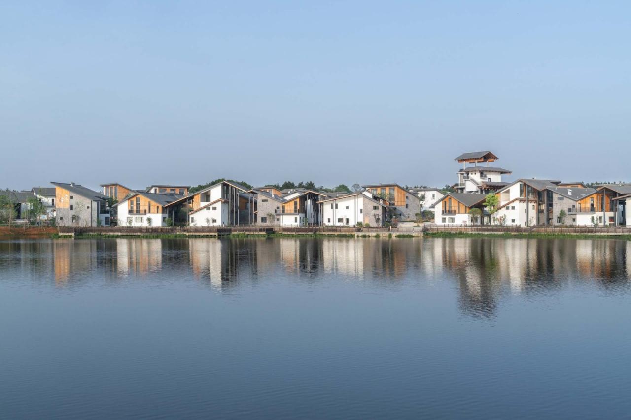 BIM建筑|汨罗“端午人家”乡村安置聚落 / 造作建筑工作室