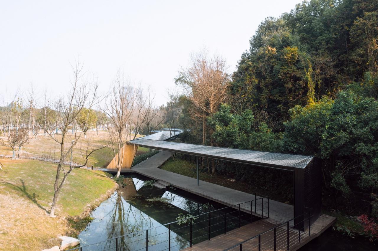 BIM建筑|溪上飞檐：浙江音乐学院校园微更新 / 朱培栋-line+建筑事务所、gad