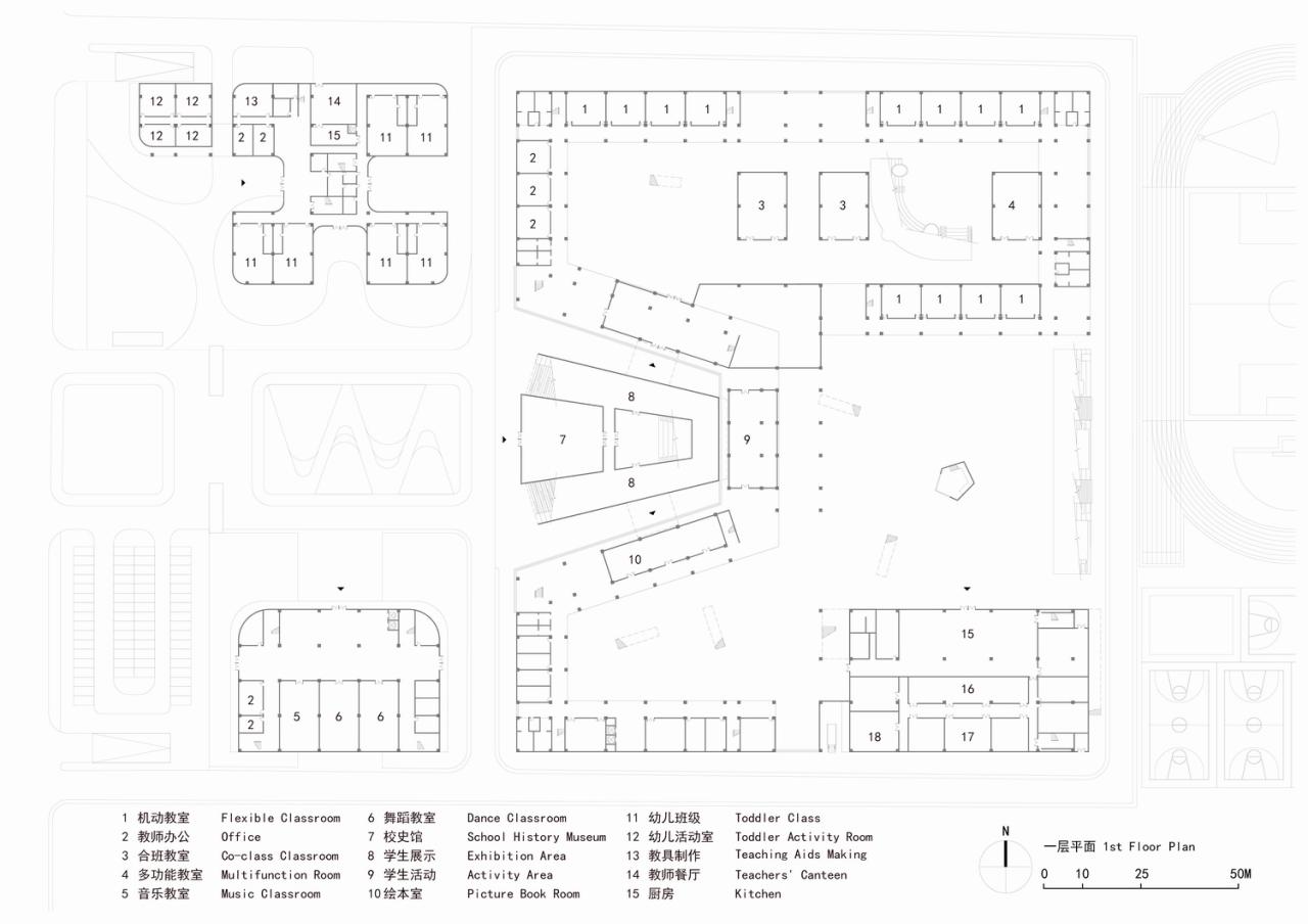 BIM建筑|四时书院·宿迁宿豫区实验小学重建 / 简和建筑