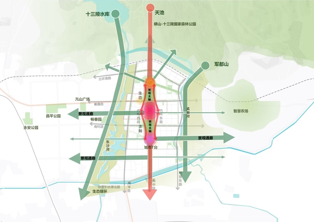 BIM建筑|北京昌平新城东区中心区城市设计方案 / 中粮地产+中国中元+青岛沿海