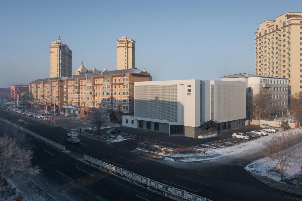 BIM建筑|内向理疗SPA，大庆 / 素造建筑