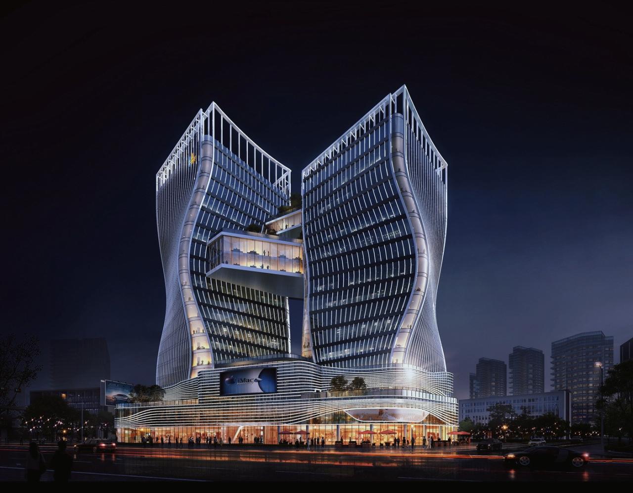 BIM建筑|“无极之城” 希荻创新总部基地 / 卢馨儿+广东省华城建筑设计有限公司