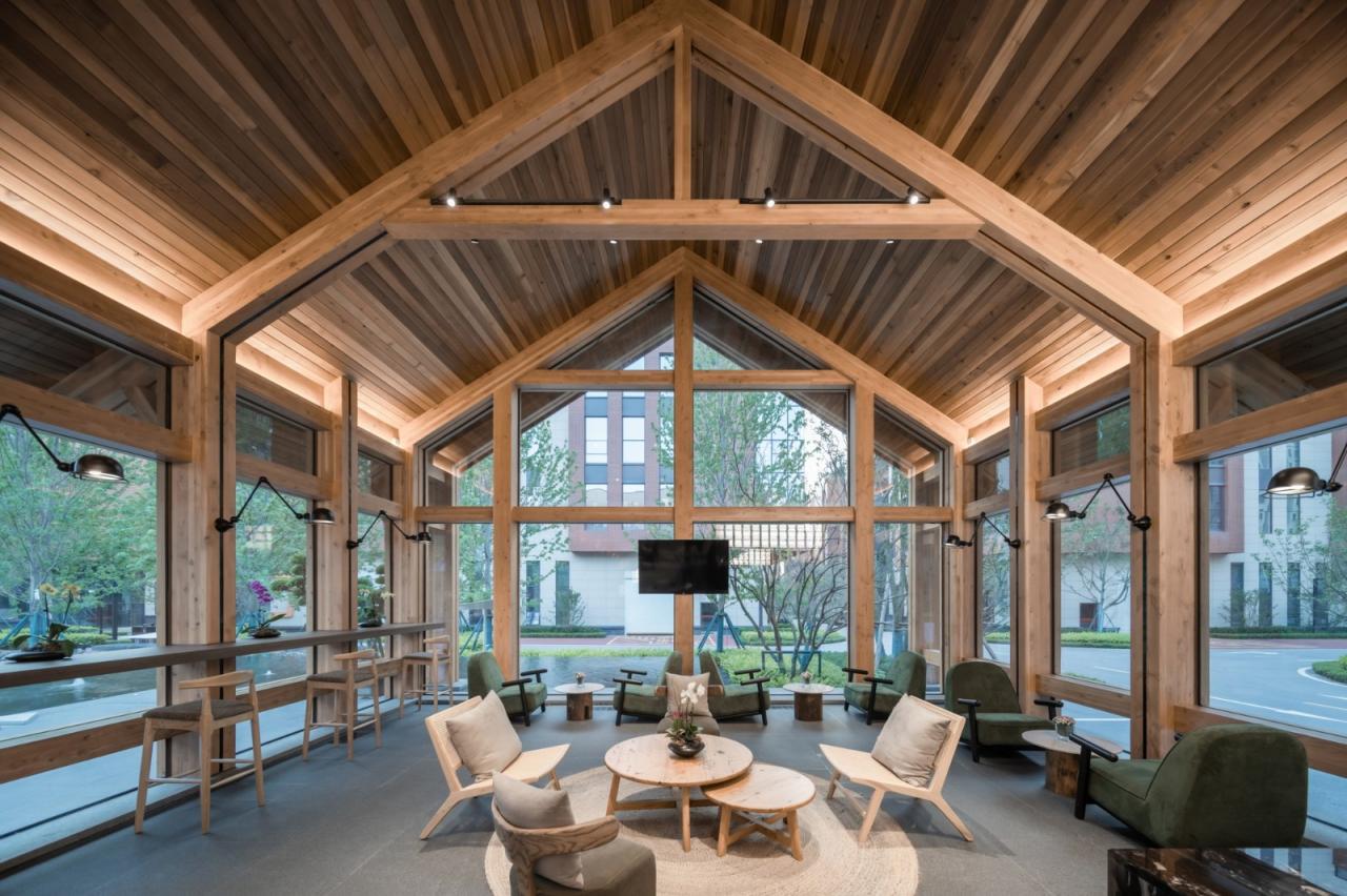 BIM建筑|谦逊朴实，但精工细琢的“暖建筑”：大地国际生命科学园咖啡厅 / 隽执科技