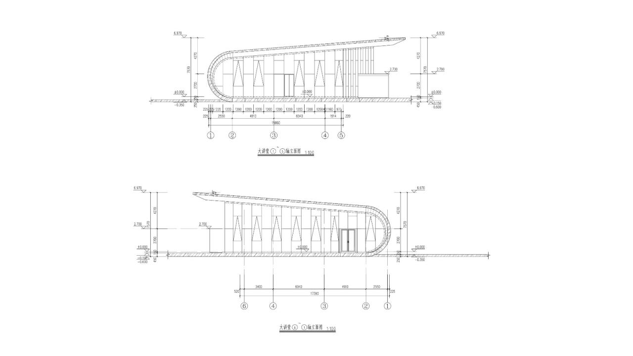 BIM建筑|田岗知行村：田园大讲堂 / 袈蓝建筑