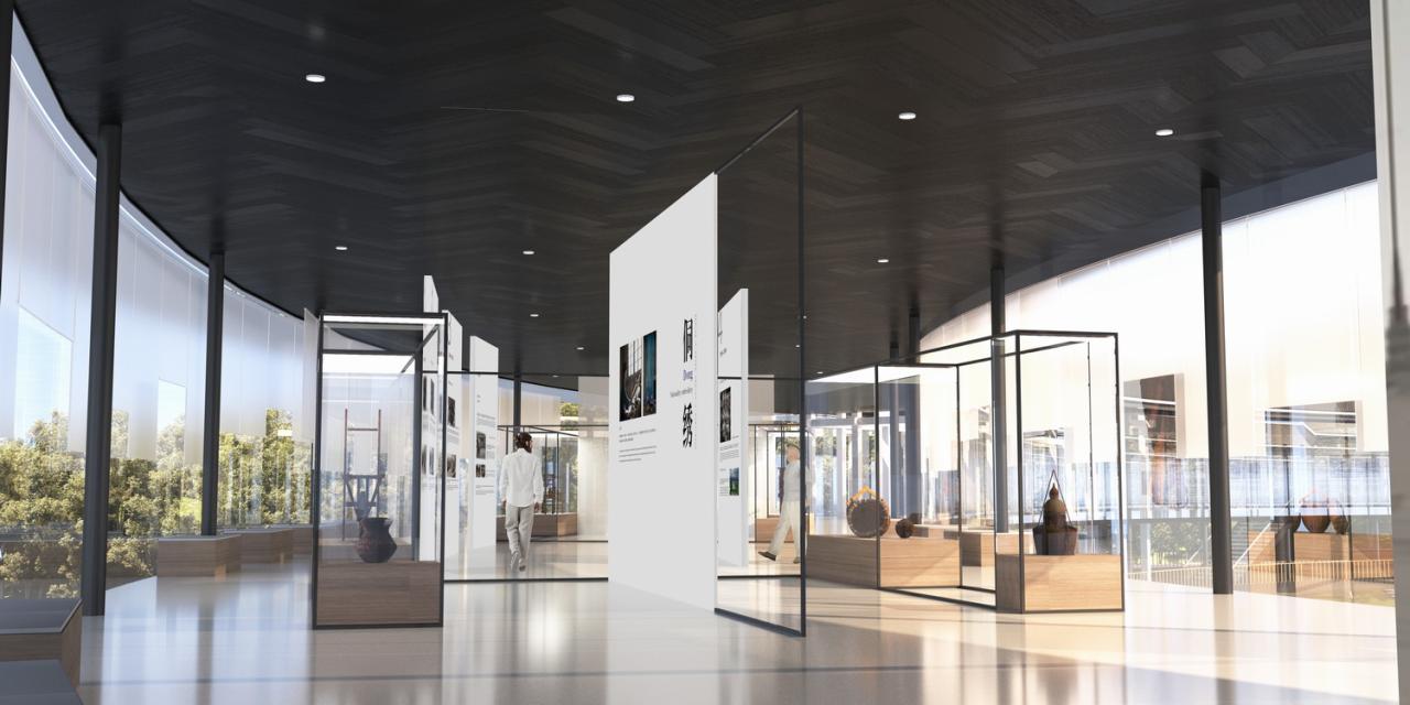 BIM建筑|风雨环屋——三江县洲北村文化综合体设计方案 / 外行建筑