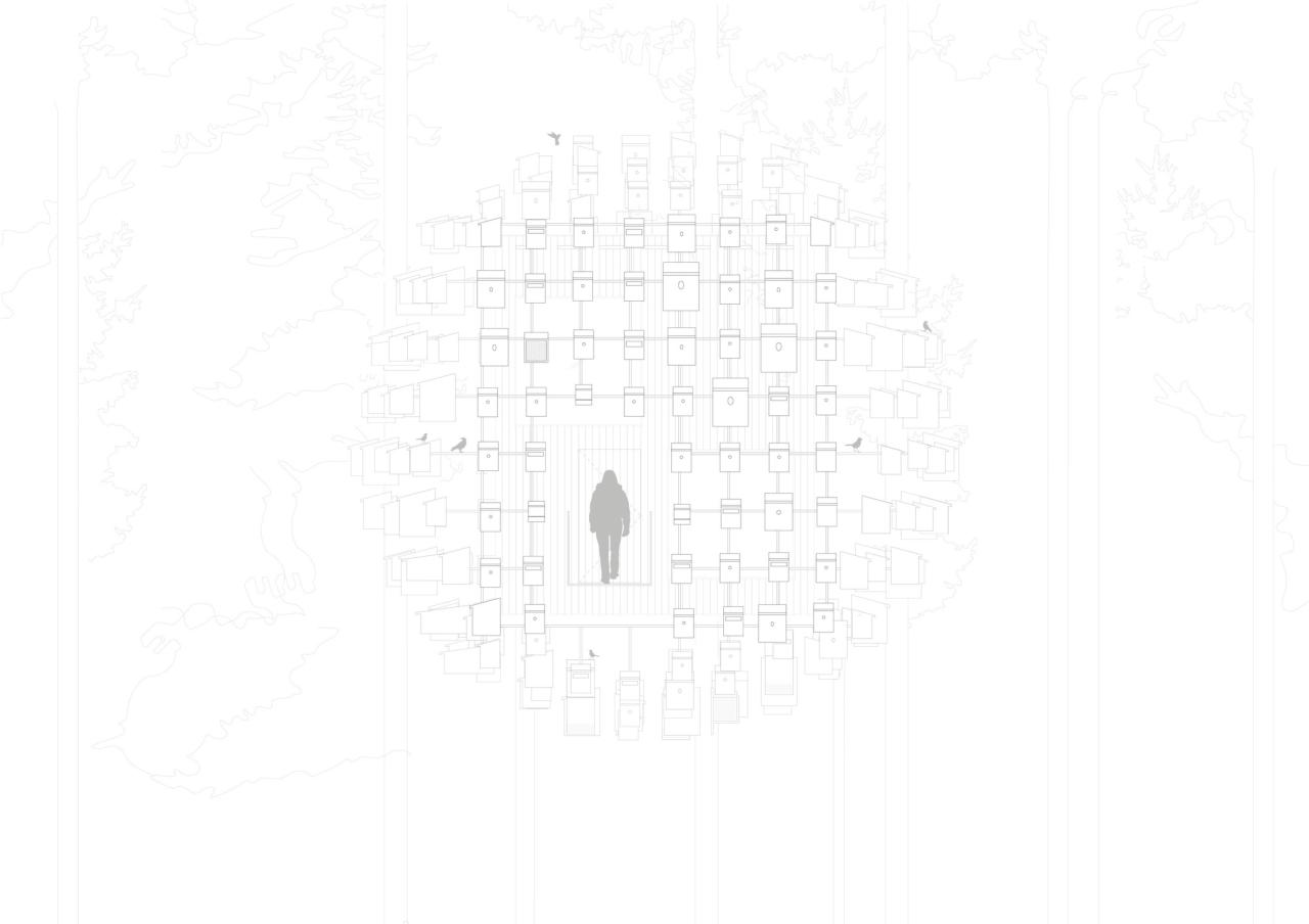 BIM建筑|树顶酒店“生物圈” / BIG