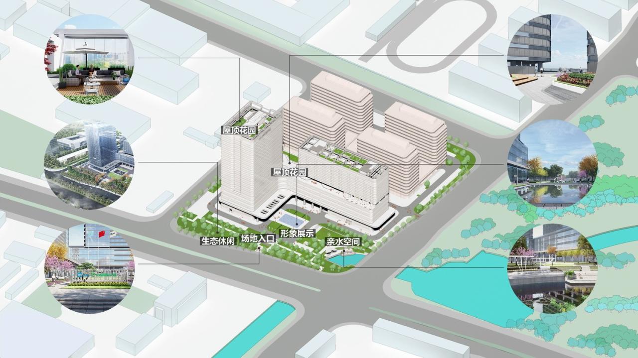 BIM建筑|龙头药企公园式总部办公·上药常药商务中心 / 简和建筑