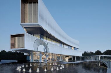 BIM建筑|以可感知温度充盈场所空间：徐州三盛·中城展示中心 / UA尤安设计-BIM建筑网