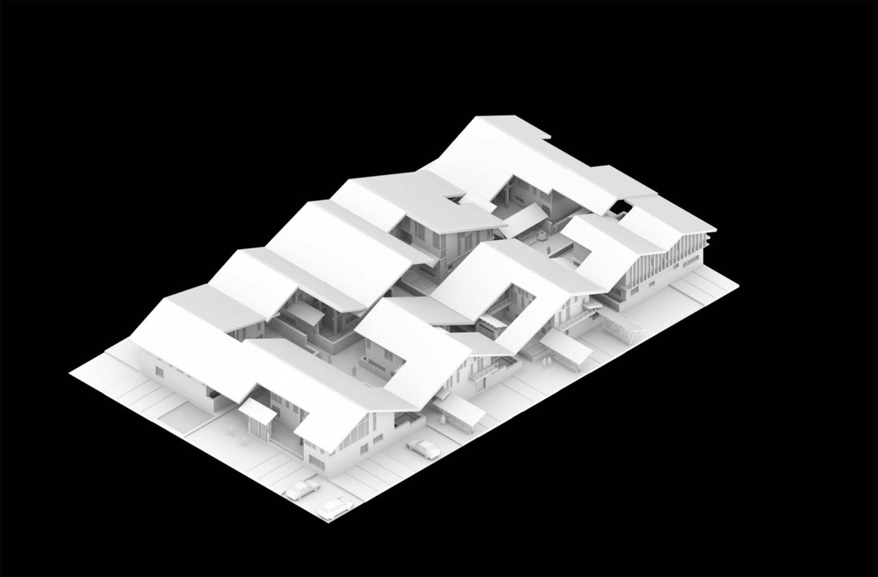 BIM建筑|汨罗“端午人家”乡村安置聚落 / 造作建筑工作室