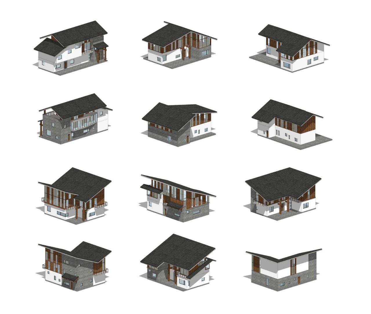 BIM建筑|汨罗“端午人家”乡村安置聚落 / 造作建筑工作室