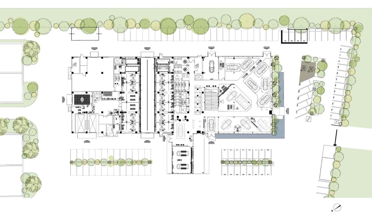 BIM建筑|成都BMW宝马体验中心 / 朱海博建筑设计事务所