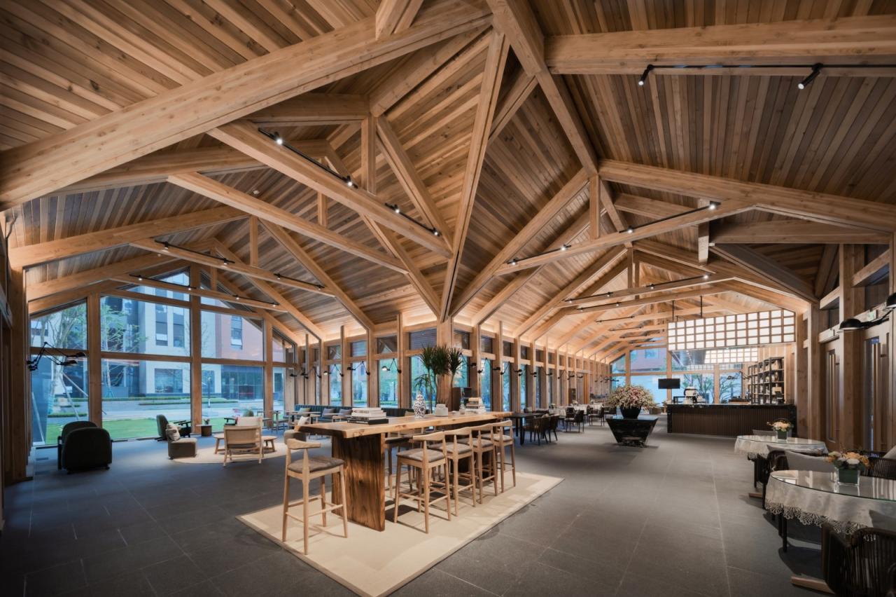 BIM建筑|谦逊朴实，但精工细琢的“暖建筑”：大地国际生命科学园咖啡厅 / 隽执科技