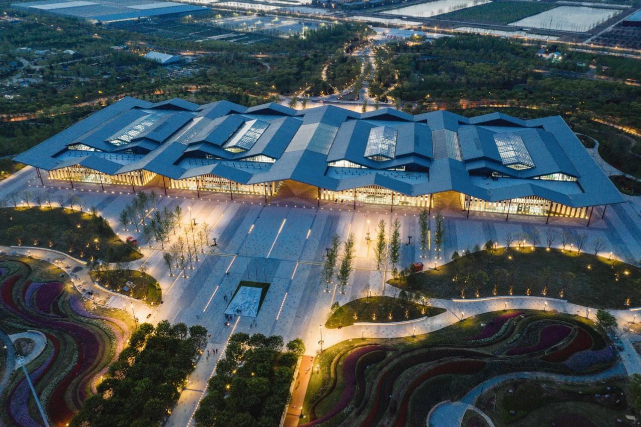 BIM建筑|第十届中国花博会复兴馆 / 华建集团上海建筑设计研究院