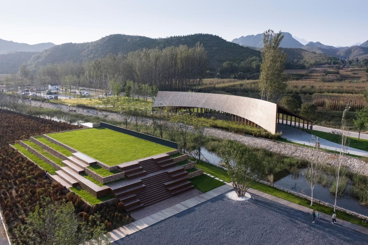 BIM建筑|田岗知行村：新农人的门户 / 袈蓝建筑