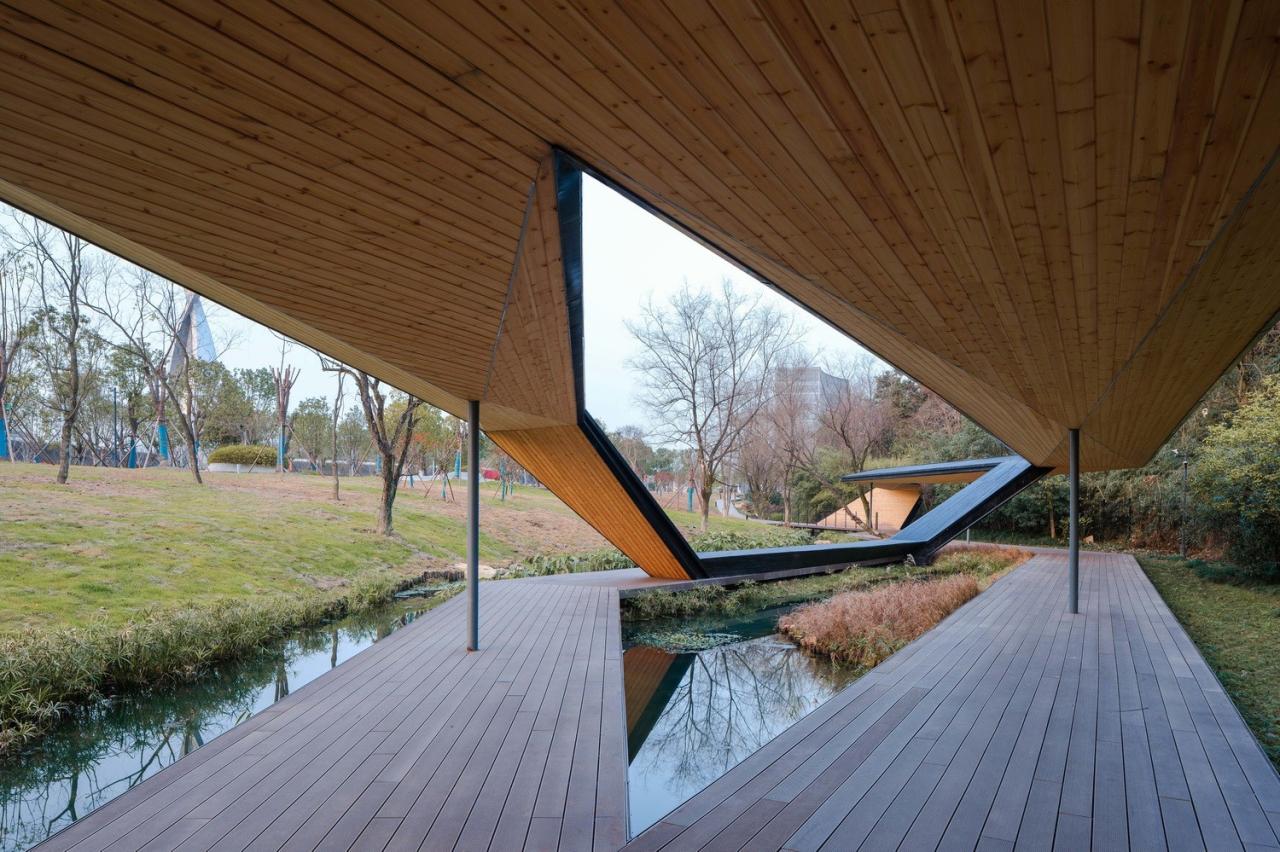 BIM建筑|溪上飞檐：浙江音乐学院校园微更新 / 朱培栋-line+建筑事务所、gad