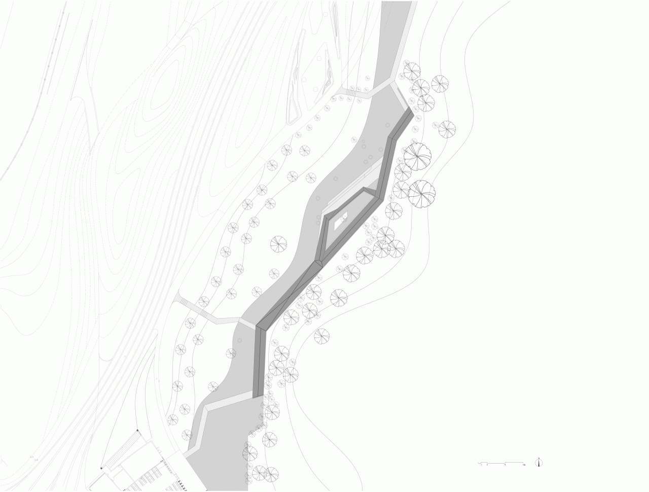 BIM建筑|溪上飞檐：浙江音乐学院校园微更新 / 朱培栋-line+建筑事务所、gad