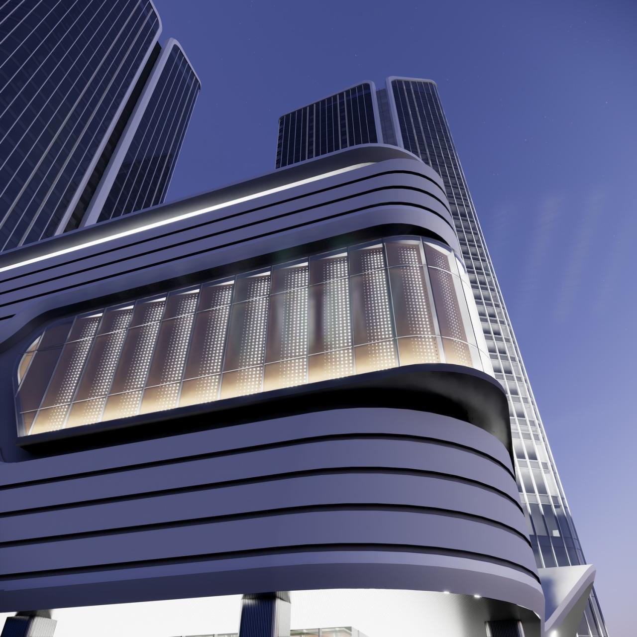 BIM建筑|风正扬帆起 凌江尤可期：广州･广物鱼珠产城综合体 / UA尤安设计