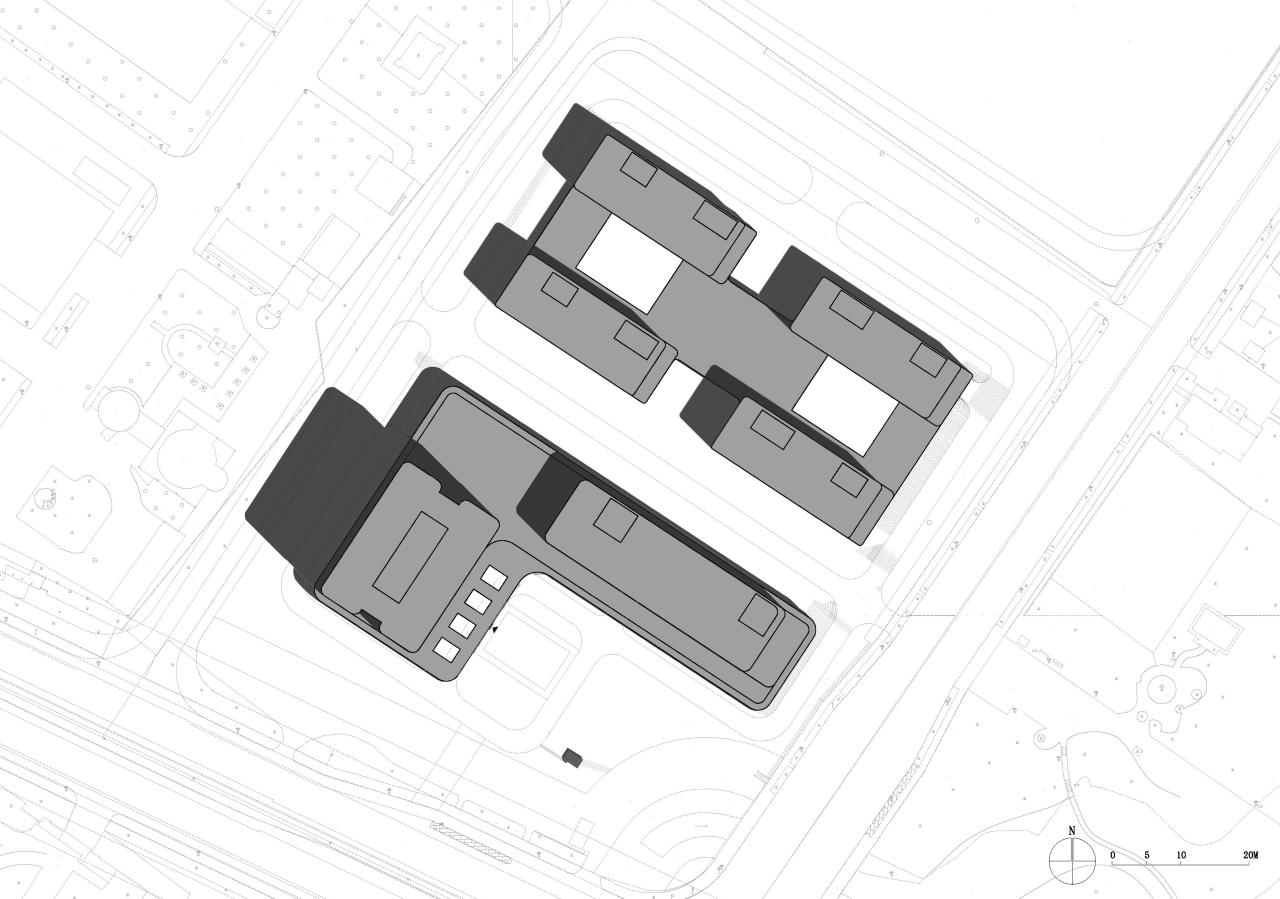BIM建筑|龙头药企公园式总部办公·上药常药商务中心 / 简和建筑