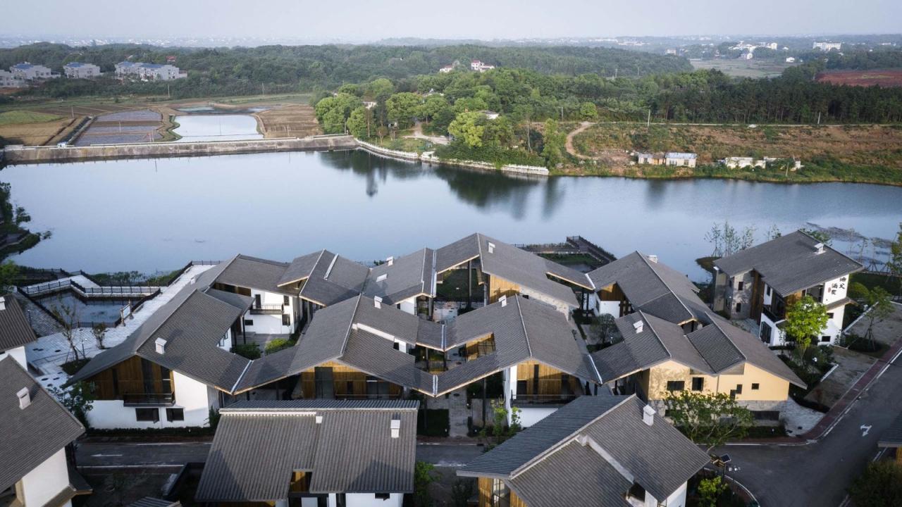 BIM建筑|汨罗“端午人家”乡村安置聚落 / 造作建筑工作室