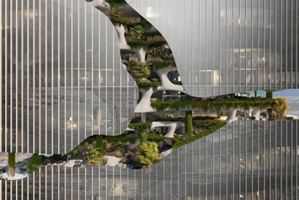 BIM建筑|MAD展示丹佛“景观裂缝”大厦