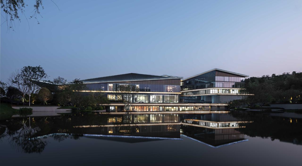 BIM建筑|长沙麓隐青竹湖展示中心 / PTA上海柏涛