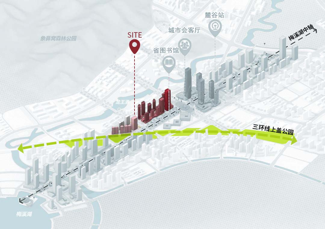 BIM建筑|行云漫步：长沙桂语雲峯 / ZWA卓时水石