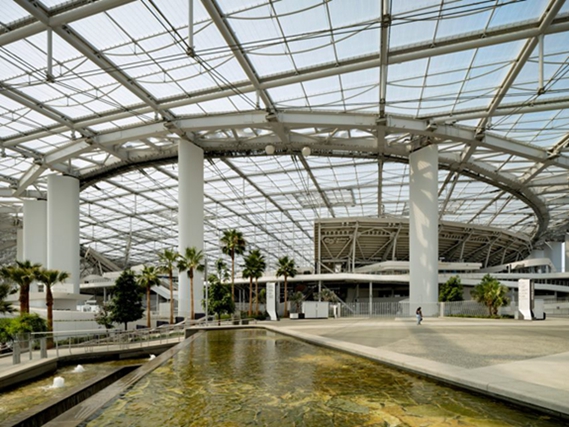 BIM建筑|HKS设计洛杉矶索菲体育场