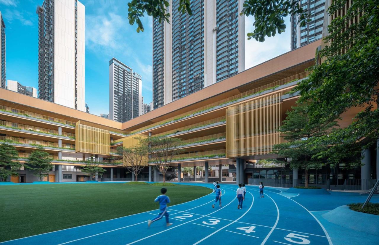 BIM建筑|深圳外国语学校宝安学校 / 华阳国际设计集团