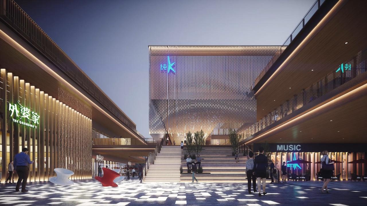 BIM建筑|现代园林：杭州运河湾国际旅游休闲综合体 / Aedas