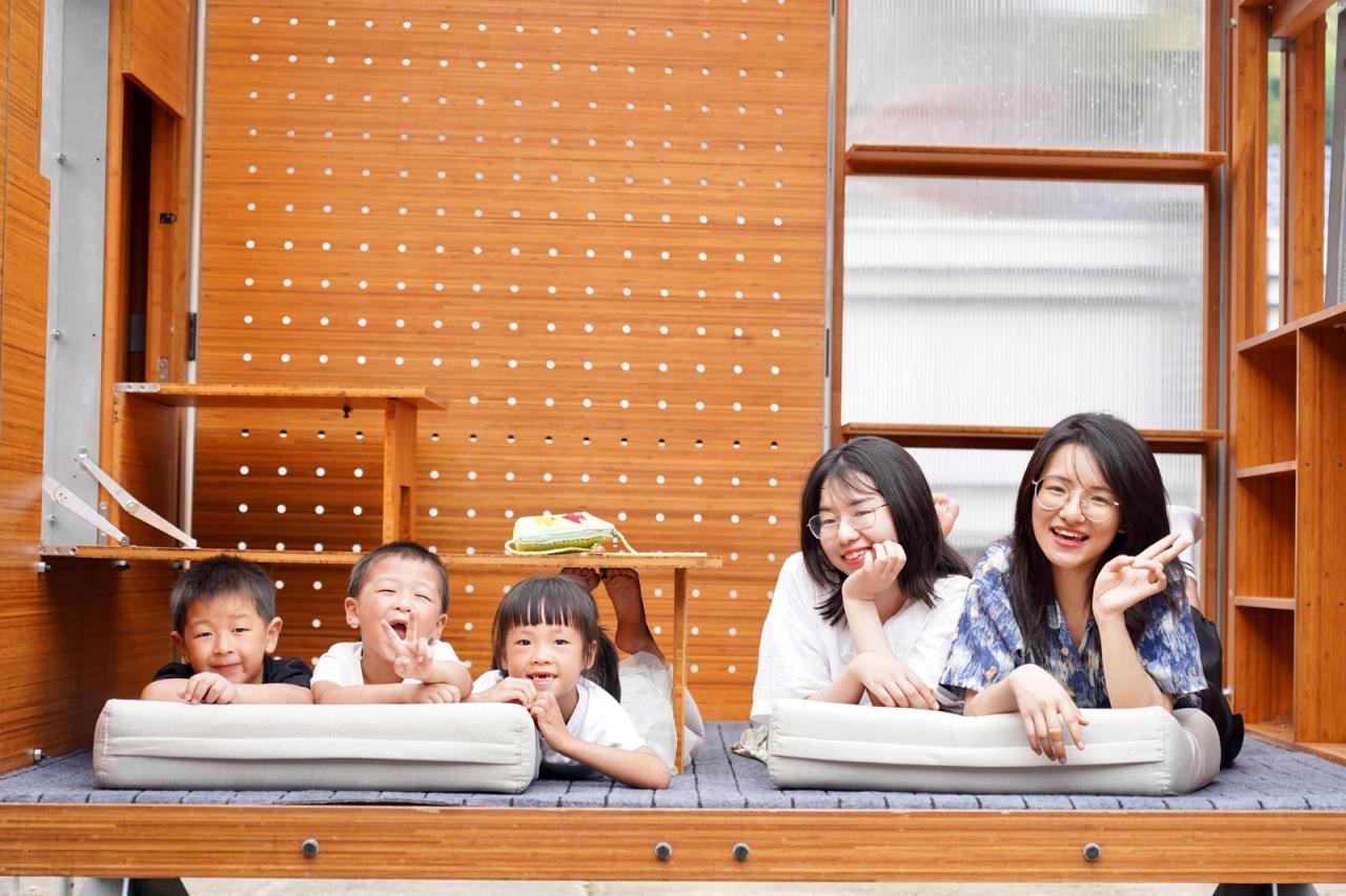 BIM建筑|乡村振兴流动工作舱——新型竹构空间装置 / 南京大学建筑与城市规划学院