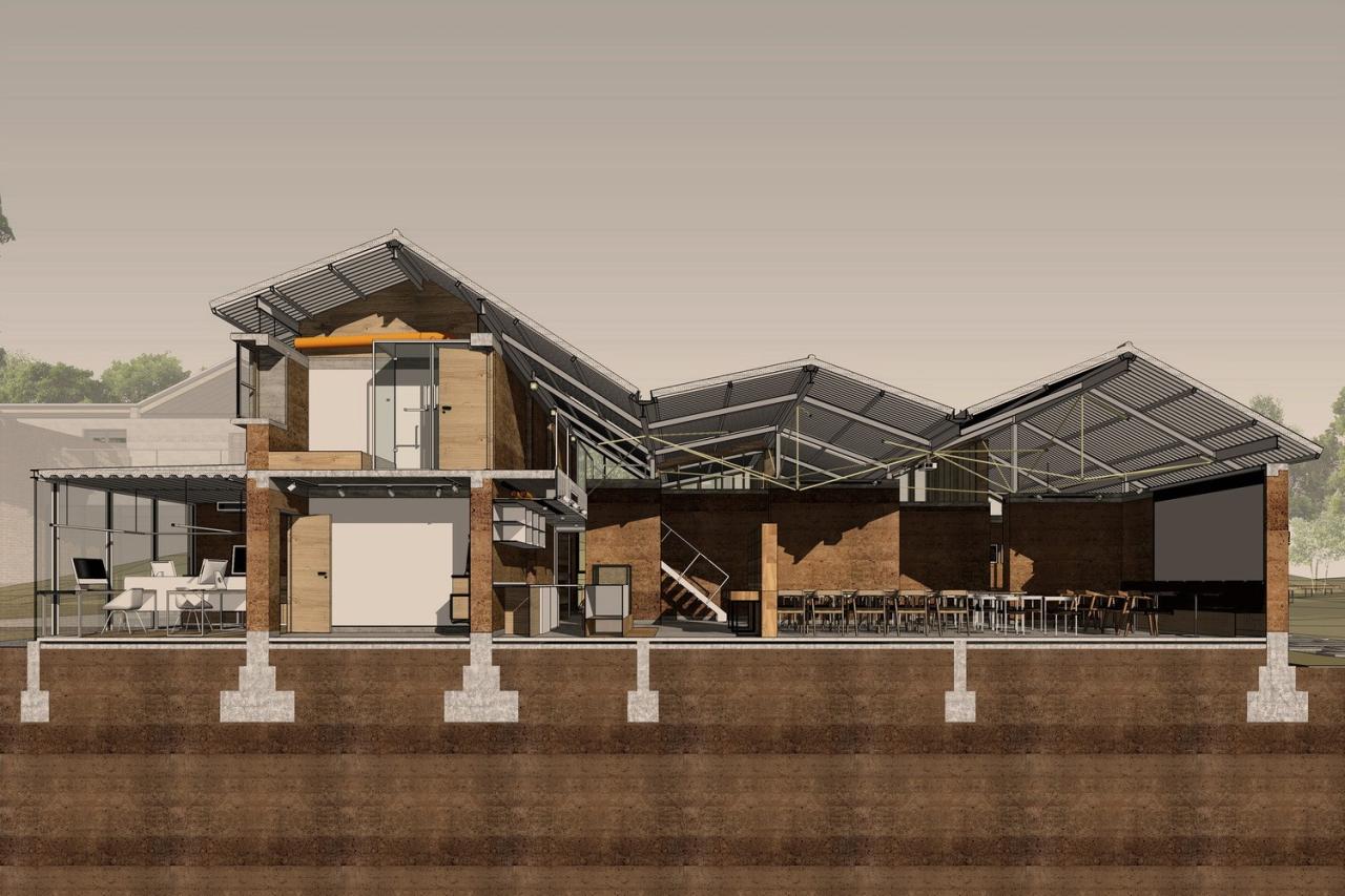 BIM建筑|邛窑遗址公园·成都 建筑与艺术创新实验室 / 合造社CLAB