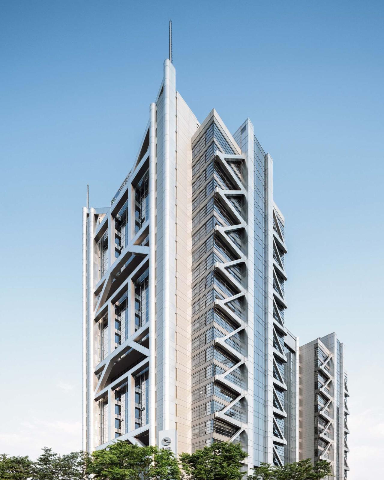 BIM建筑|双擎大厦：瑞丰数字金融中心 / UUA建筑师事务所