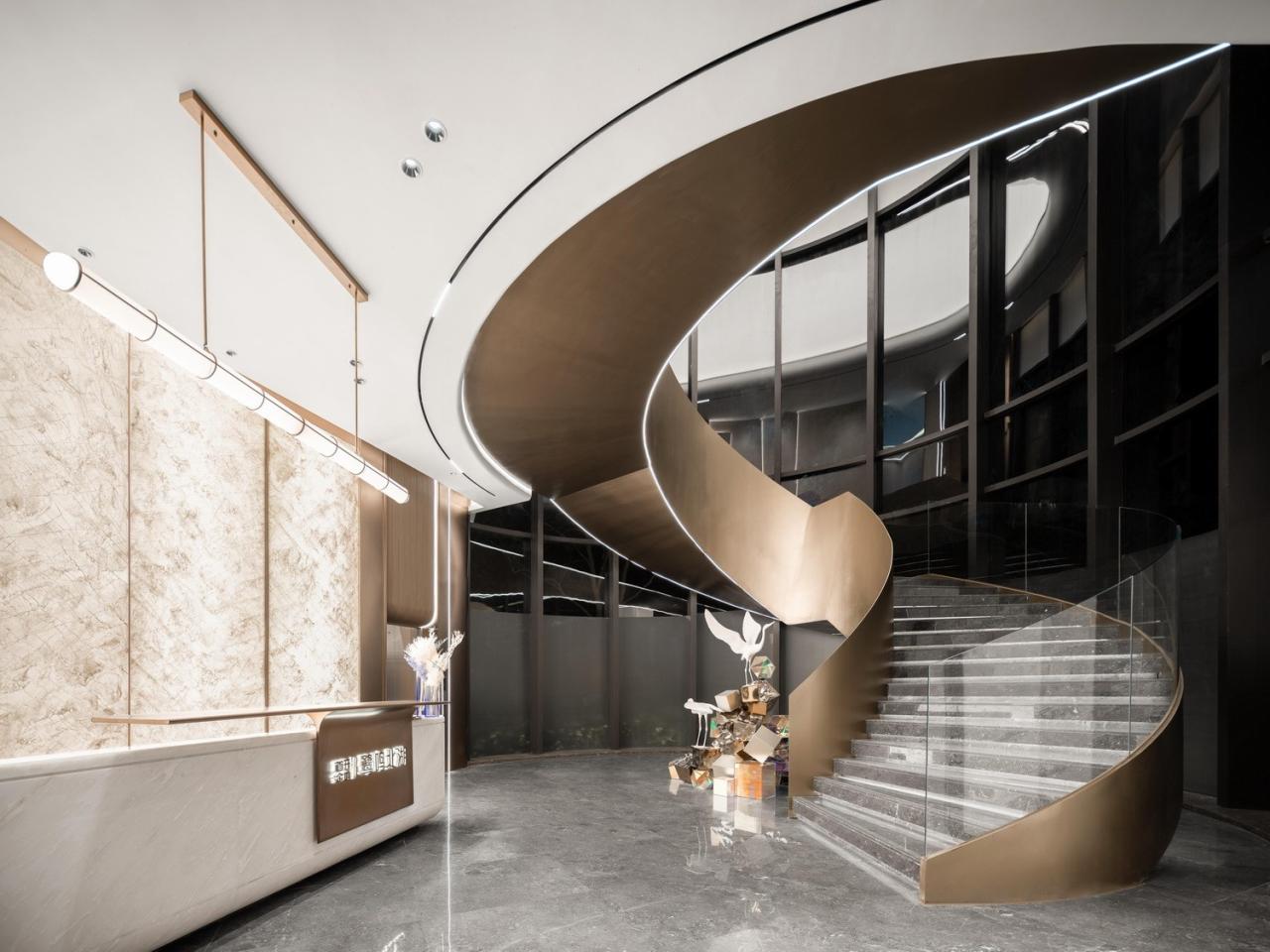 BIM建筑|漂浮艺居 舟泊烟渚：成都首开金地 • 鹭鸣北湖 / 成执设计