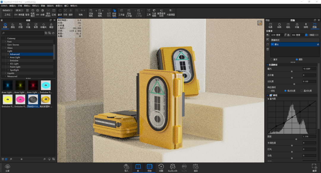BIM问答|KeyShot磁带怎么渲染？KeyShot11磁带场景渲染教学！