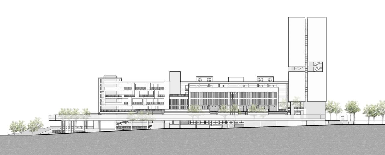 BIM建筑|链接与重塑：深圳南山麒麟中学改扩建工程 / 元本体工作室