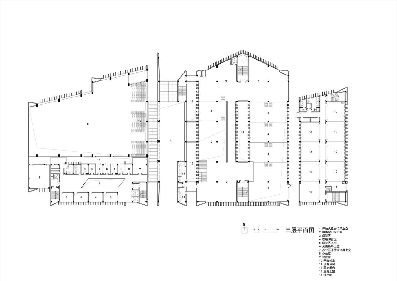 BIM建筑|江西建设职业技术学院图文信息综合楼 / 华南理工大学建筑设计研究院有限公司 陶郅工作室