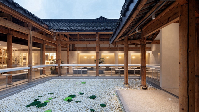 BIM建筑|成都宽窄巷子出现% Arabica 咖啡馆