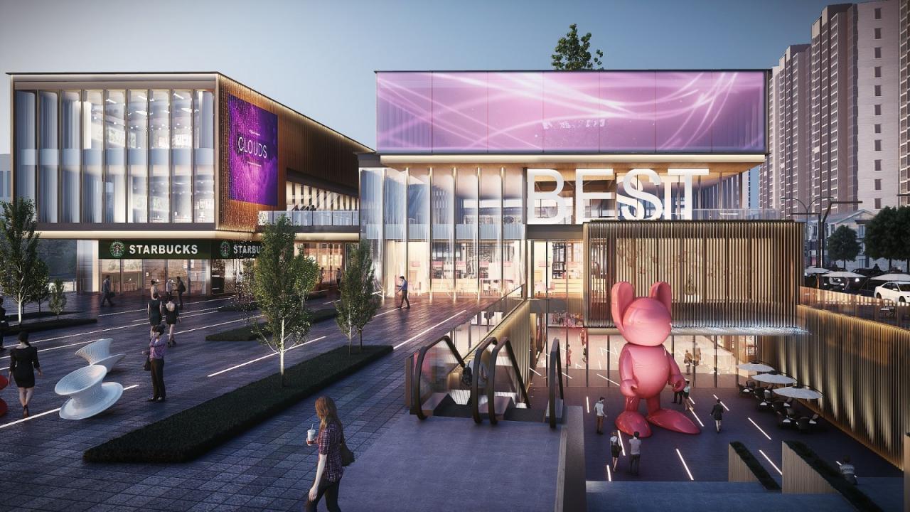 BIM建筑|现代园林：杭州运河湾国际旅游休闲综合体 / Aedas