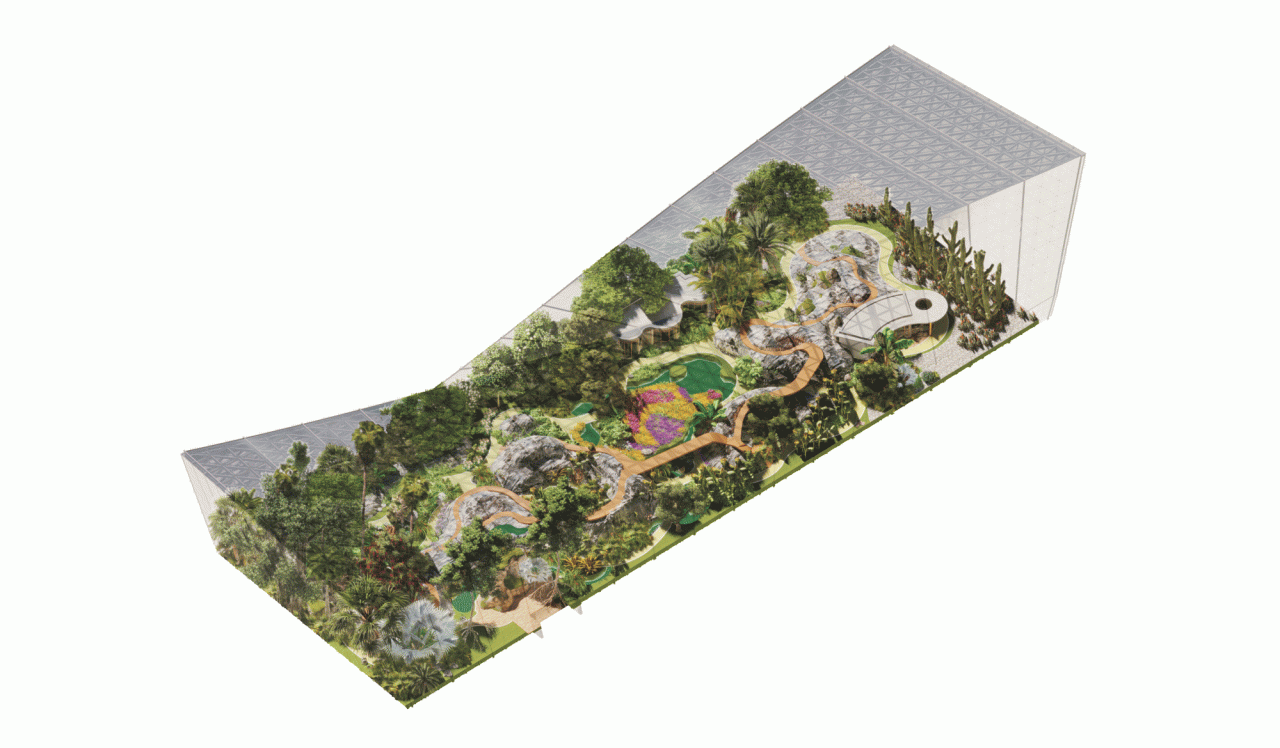 BIM建筑|优雅的变奏·南通植物园温室 / 简和工作室