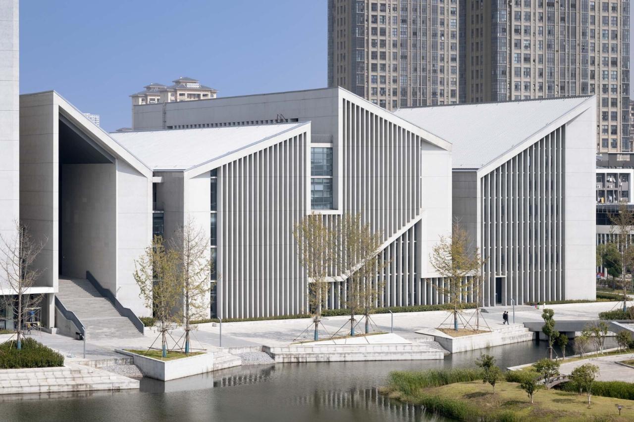 BIM建筑|江西建设职业技术学院图文信息综合楼 / 华南理工大学建筑设计研究院有限公司 陶郅工作室